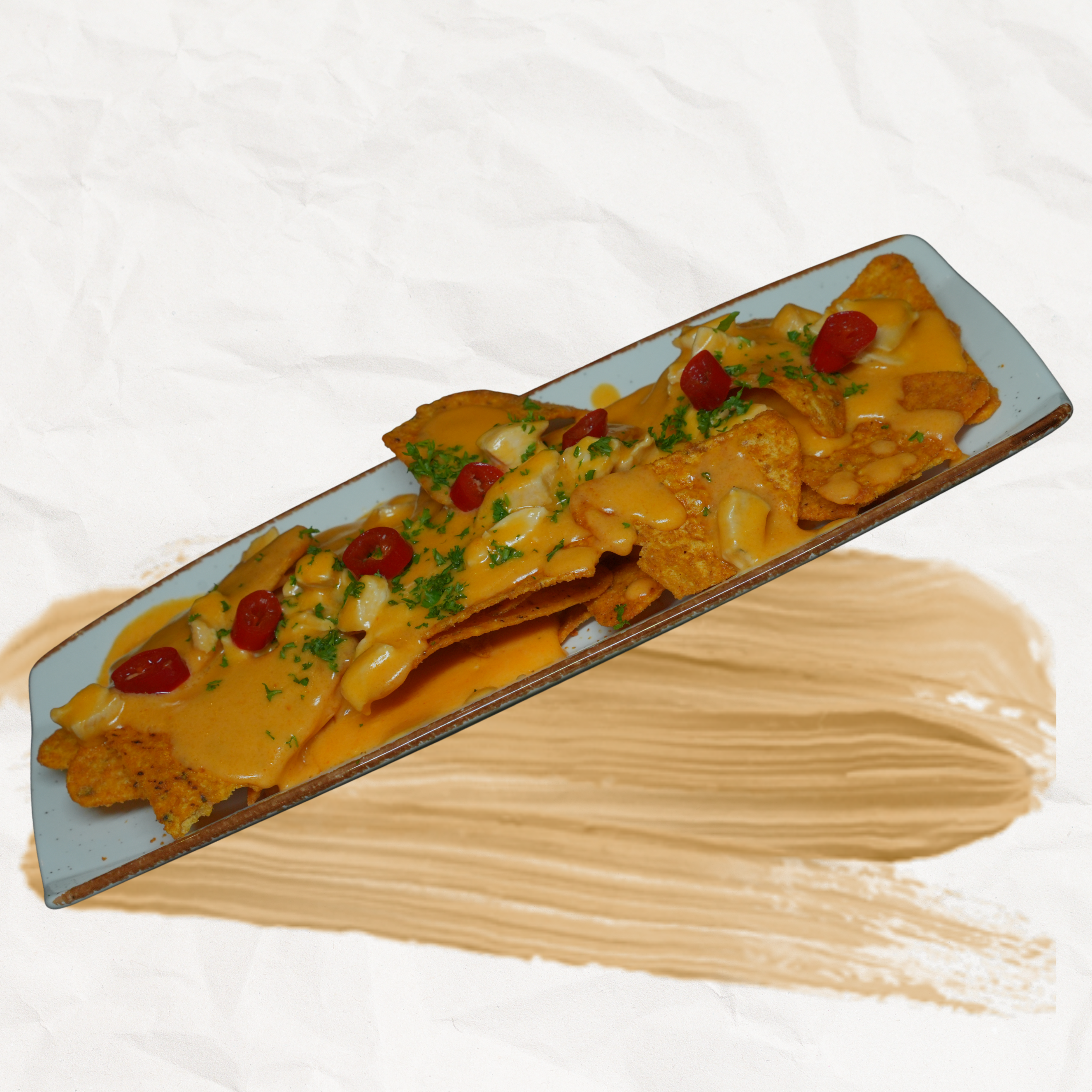 Chicken Cheesy Nachos